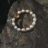 Original detail view of Citrine & Cultured Pearl Bracelet