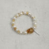 Original detail view of Citrine & Cultured Pearl Bracelet