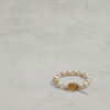 Original detail view of Citrine & Cultured Pearl Bracelet