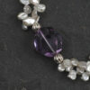 Original detail view of Amethyst & Cultured Pearl Bracelet