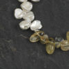 Original detail view of Citrine & Cultured Pearl Bracelet