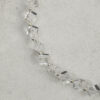 Aura & Qi detail 1J7A3422 Original detail view of Clear Quartz & Cultured Pearl Bracelet