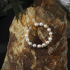 Original detail view of Citrine & Cultured Pearl Bracelet