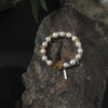 Original detail view of Citrine & Cultured Pearl Bracelet