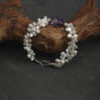 Original detail view of Amethyst & Cultured Pearl Bracelet