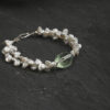 Original detail view of Fluorite & Cultured Pearl Bracelet