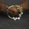 Original detail view of Citrine & Cultured Pearl Bracelet