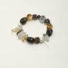 Original detail view of Clear Quartz, Smoky Quartz, Citrine & Cultured Pearl Bracelet