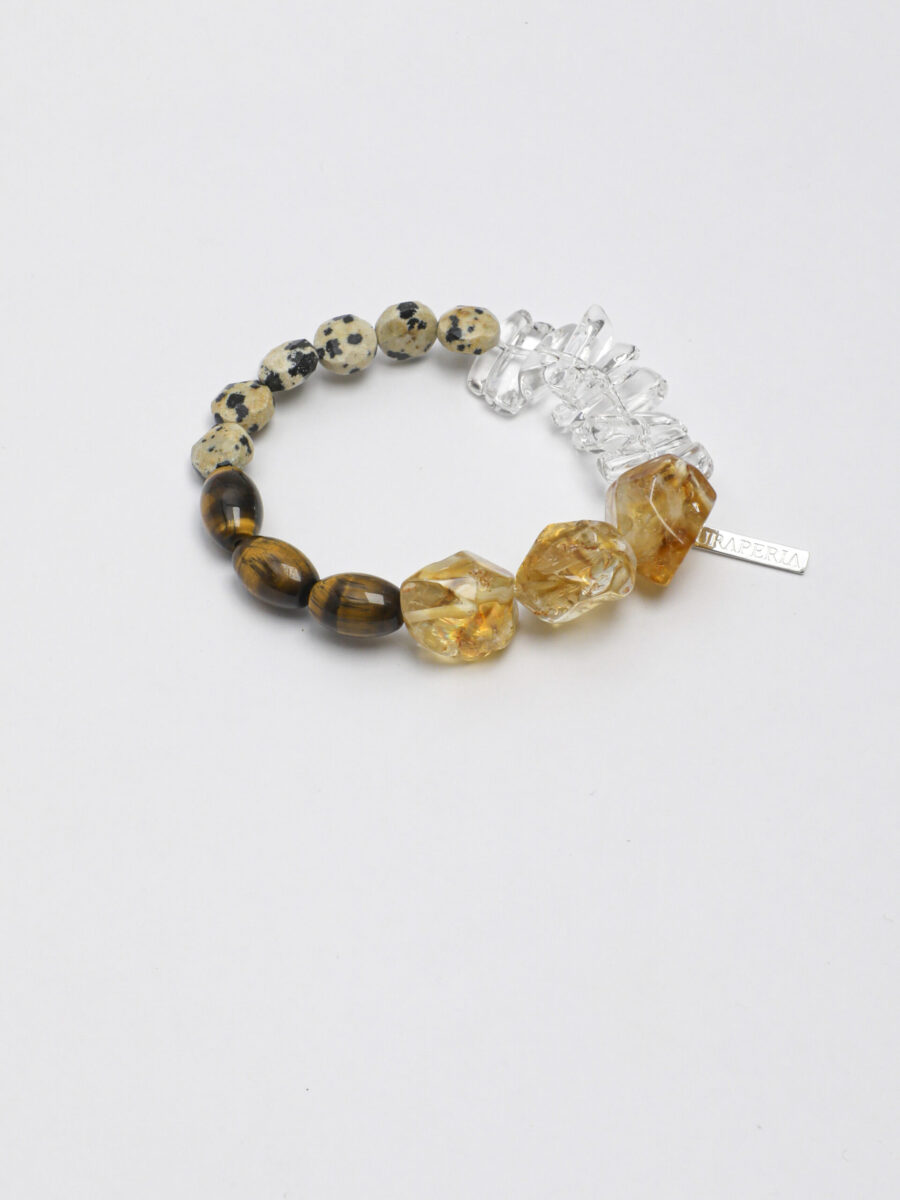 Original detail view of Citrine & Tiger’s Eye Bracelet