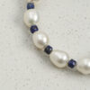 Original detail view of Lapis Lazuli & Cultured Pearl Bracelet