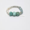 Original detail view of Moonstone, Amazonite & Blue Stone Bracelet