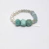 Original detail view of Moonstone, Amazonite & Blue Stone Bracelet