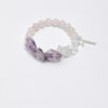 Original detail view of Rose Quartz & Amethyst Bracelet