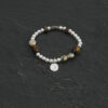 Original detail view of Tiger’s Eye & Cultured Pearl Bracelet