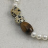 Original detail view of Tiger’s Eye & Cultured Pearl Bracelet