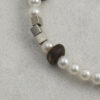 Original detail view of Tiger’s Eye & Cultured Pearl Bracelet