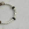 Original detail view of Tiger’s Eye & Cultured Pearl Bracelet