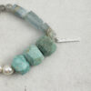 Original detail view of Moonstone, Amazonite & Blue Stone Bracelet