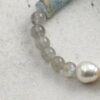 Original detail view of Moonstone, Amazonite & Blue Stone Bracelet
