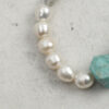 Original detail view of Moonstone, Amazonite & Blue Stone Bracelet