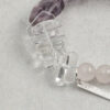 Original detail view of Rose Quartz & Amethyst Bracelet