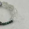 Original detail view of Malachite & Green Crystal Bracelet