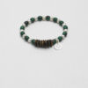 Original detail view of Malachite & Cultured Pearl Bracelet