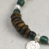 Original detail view of Malachite & Cultured Pearl Bracelet
