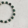 Original detail view of Malachite & Cultured Pearl Bracelet