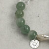 Original detail view of Agate, Aventurine & Cultured Pearl Bracelet