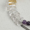 Original detail view of Clear Quartz, Amethyst, Citrine & Cultured Pearl Bracelet