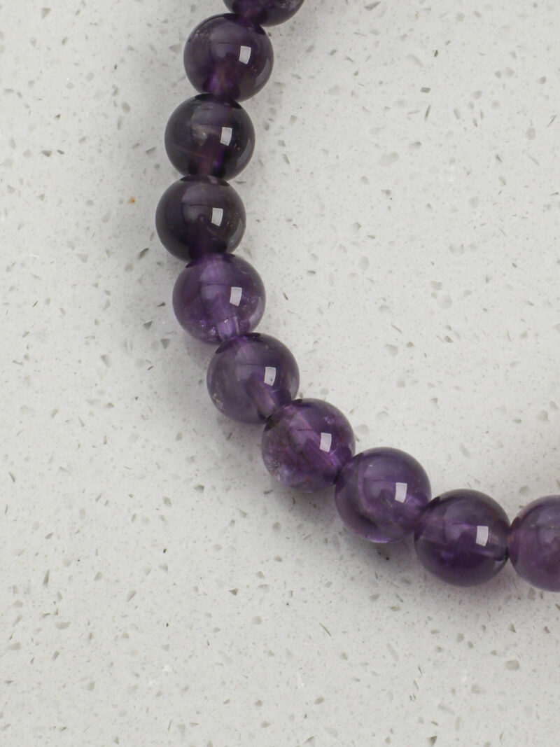 Original detail view of Clear Quartz, Amethyst, Citrine & Cultured Pearl Bracelet