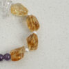 Original detail view of Clear Quartz, Amethyst, Citrine & Cultured Pearl Bracelet