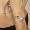 Phoenix Stone & Cultured Pearl Bracelet in an original styled photograph