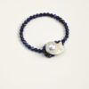 Original detail view of Lapis Lazuli & Cultured Pearl Bracelet