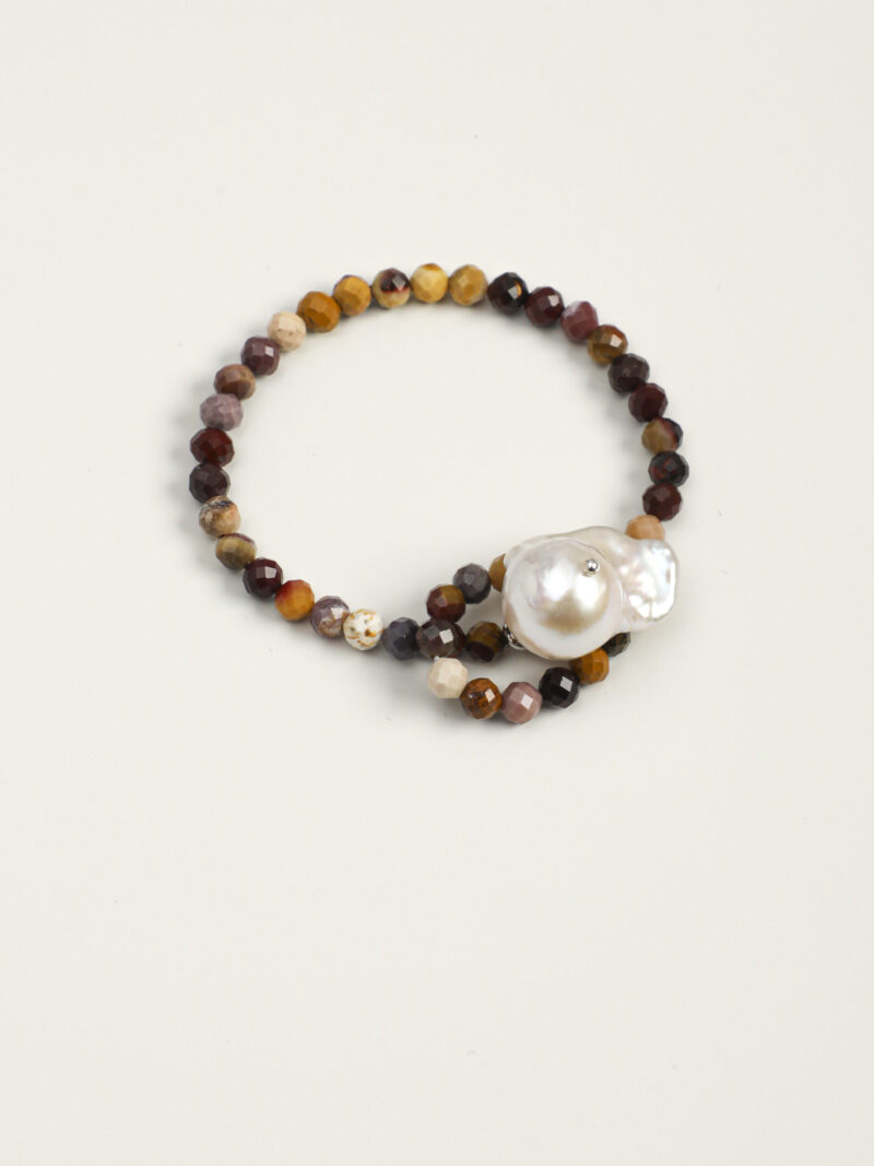Original detail view of Baroque Cultured Pearl Bracelet