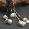 Shared original bracelet photograph for Phoenix Stone & Cultured Pearl Bracelet, Wood-Grain Stone & Cultured Pearl Bracelet, Lapis Lazuli & Cultured Pearl Bracelet, Baroque Cultured Pearl Bracelet, Malachite & Cultured Pearl Bracelet