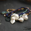 Shared original bracelet photograph for Phoenix Stone & Cultured Pearl Bracelet, Wood-Grain Stone & Cultured Pearl Bracelet, Lapis Lazuli & Cultured Pearl Bracelet, Baroque Cultured Pearl Bracelet, Malachite & Cultured Pearl Bracelet