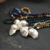 Shared original bracelet photograph for Phoenix Stone & Cultured Pearl Bracelet, Wood-Grain Stone & Cultured Pearl Bracelet, Lapis Lazuli & Cultured Pearl Bracelet, Baroque Cultured Pearl Bracelet, Malachite & Cultured Pearl Bracelet
