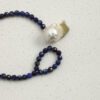 Original detail view of Lapis Lazuli & Cultured Pearl Bracelet