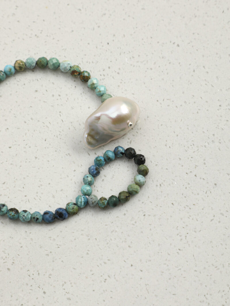 Original detail view of Phoenix Stone & Cultured Pearl Bracelet