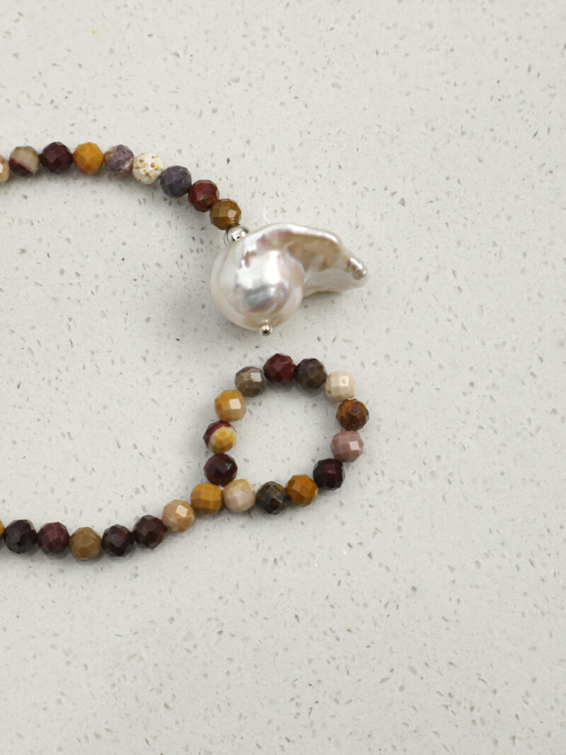 Original detail view of Baroque Cultured Pearl Bracelet