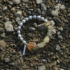 Aura & Qi detail 1J7A9221 Original detail view of Citrine & Cultured Pearl Bracelet
