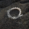 Aura & Qi detail 1J7A932 (2) Original detail view of Clear Quartz & Cultured Pearl Bracelet