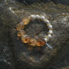 Aura & Qi detail 1J7A9328 Original detail view of Citrine & Cultured Pearl Bracelet