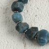 Original detail view of Blue Apatite & Cultured Pearl Bracelet