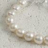 Aura & Qi detail 1J7A9537 Original detail view of Clear Quartz & Cultured Pearl Bracelet