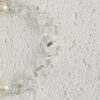 Aura & Qi detail 1J7A9544 Original detail view of Clear Quartz & Cultured Pearl Bracelet