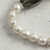 Aura & Qi detail 1J7A9641 Original detail view of Smoky Quartz & Cultured Pearl Bracelet