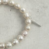 Aura & Qi detail 1J7A9643 Original detail view of Smoky Quartz & Cultured Pearl Bracelet